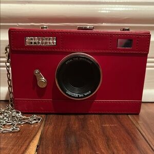Stylish Red Camera Bag